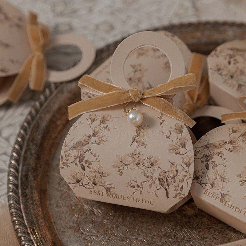 Painting Candy Wedding Favor Boxes Gift Bridesmaid Bridal Shower Engagement Birthday Party Decorations Valentine's Day