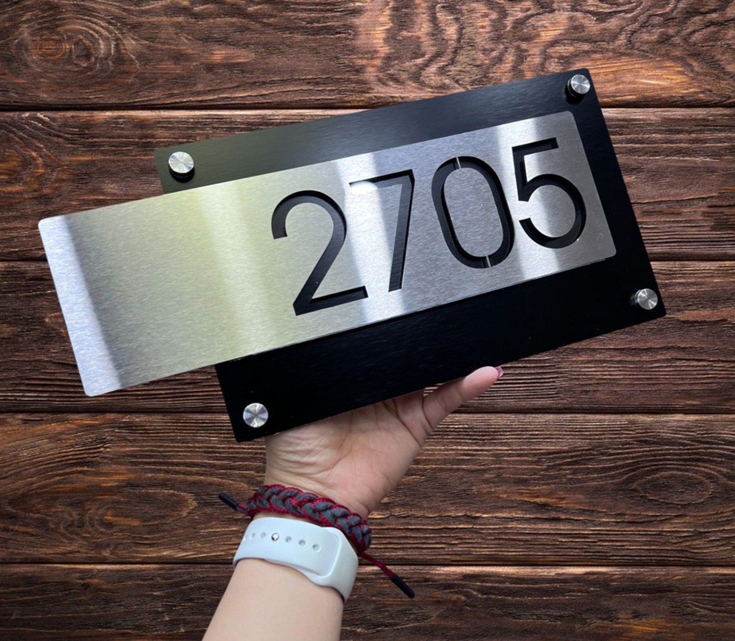Backlight type door number, suitable for office hospital, room door number decoration