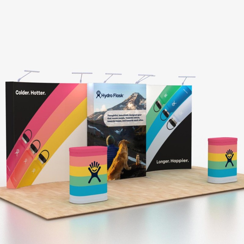 Beacon 10 FT Backlit Trade Show Display