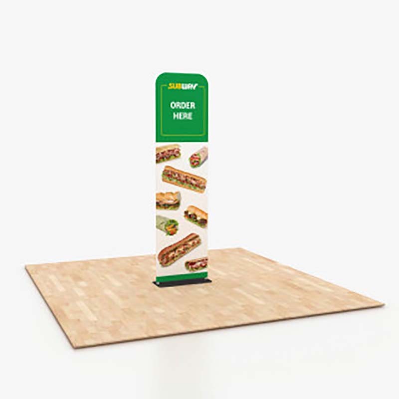 Sapphire 48" x 60" Retractable Banner Stand Vinyl Table Top Display