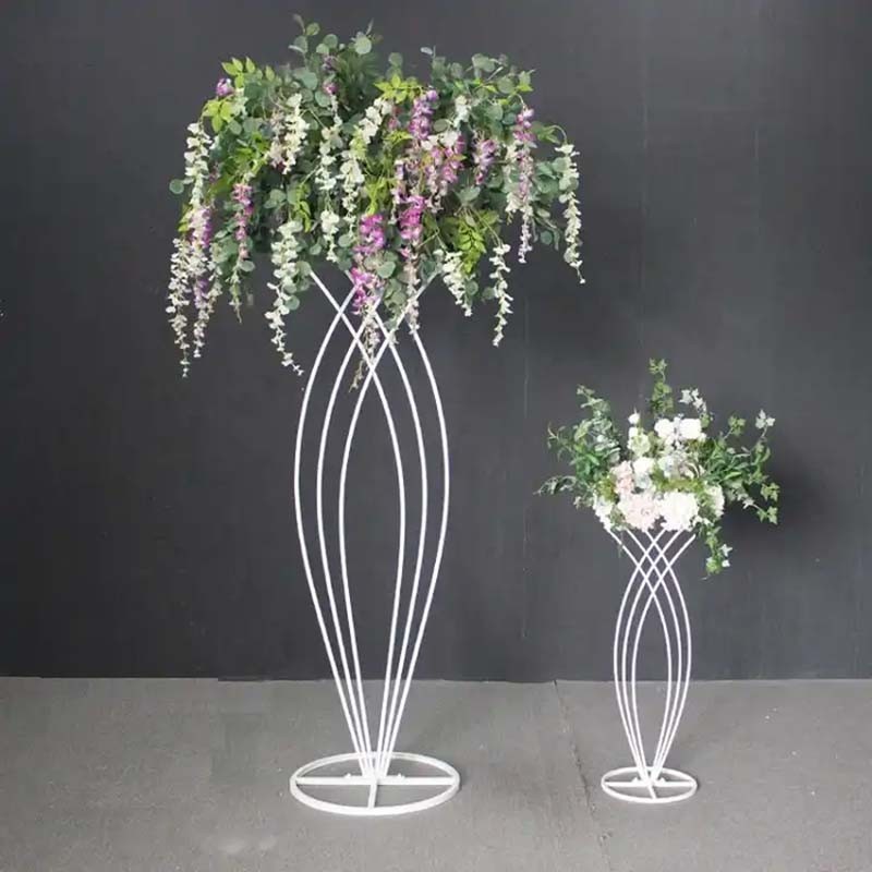 Wholesale Events Centerpiece Metal Gold Stand Flower Centerpiece Stand
