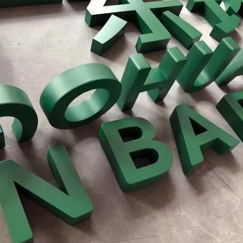 Custom Cheap Metal 3D Wall Mounted Alphabet Letters