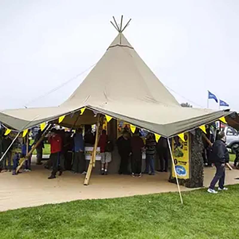 Luxury camping pole tent bell wedding tent rental waterproof luxury tent suitable for outdoor wedding events